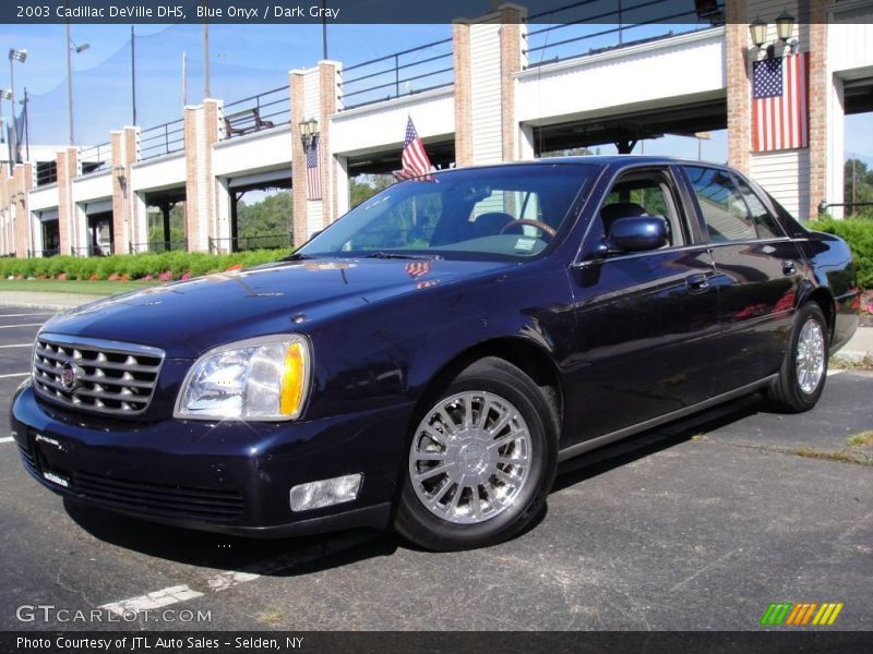 Blue Onyx / Dark Gray 2003 Cadillac DeVille DHS