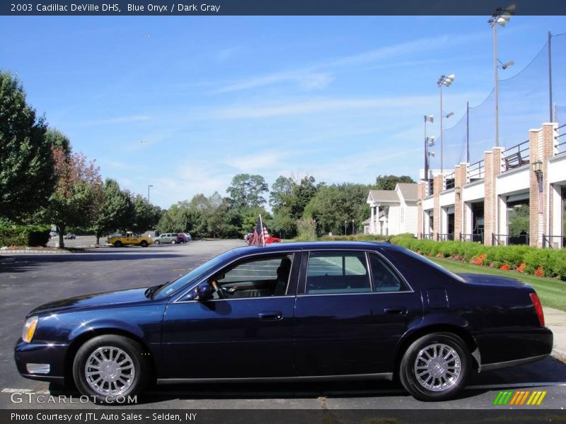 Blue Onyx / Dark Gray 2003 Cadillac DeVille DHS