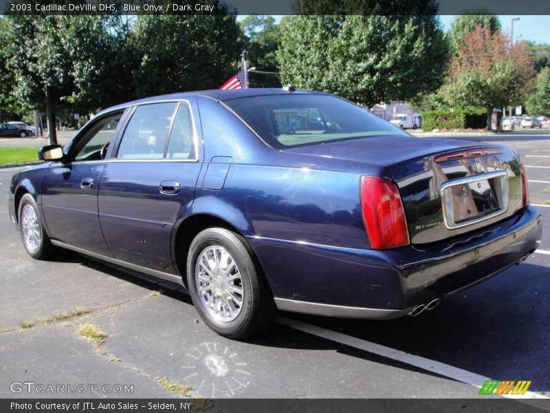 Blue Onyx / Dark Gray 2003 Cadillac DeVille DHS