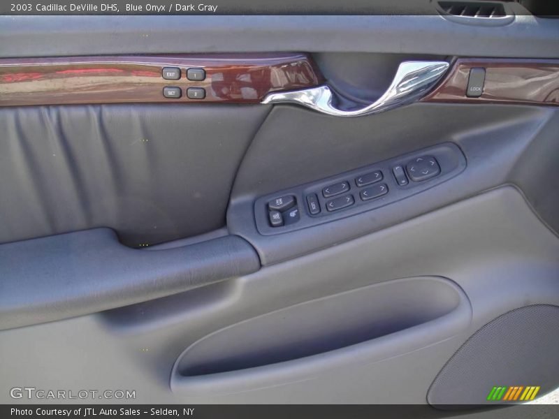 Blue Onyx / Dark Gray 2003 Cadillac DeVille DHS