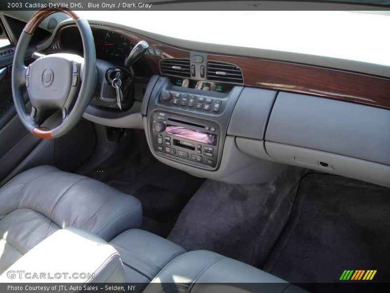 Blue Onyx / Dark Gray 2003 Cadillac DeVille DHS