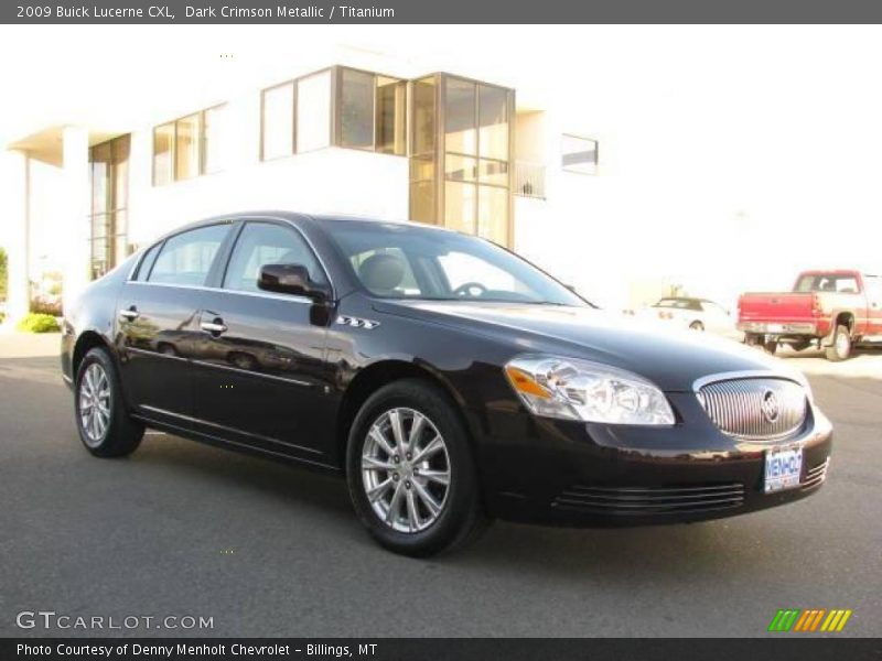 Dark Crimson Metallic / Titanium 2009 Buick Lucerne CXL