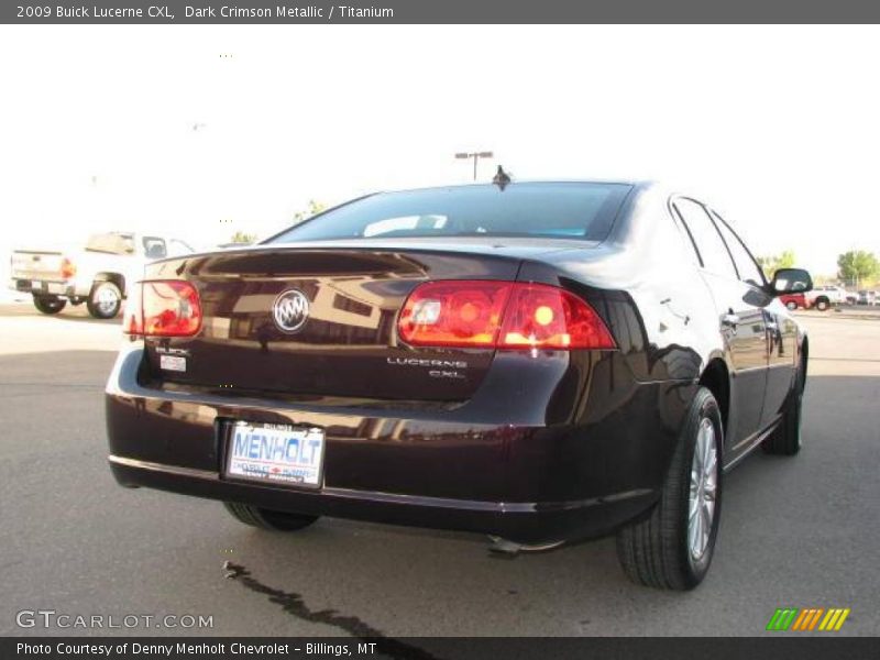 Dark Crimson Metallic / Titanium 2009 Buick Lucerne CXL