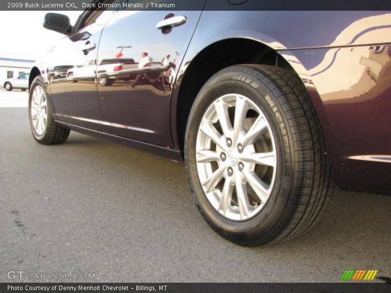 Dark Crimson Metallic / Titanium 2009 Buick Lucerne CXL