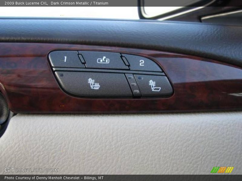 Dark Crimson Metallic / Titanium 2009 Buick Lucerne CXL
