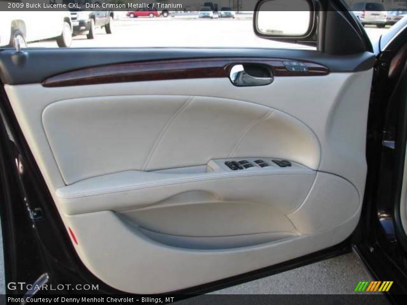 Dark Crimson Metallic / Titanium 2009 Buick Lucerne CXL