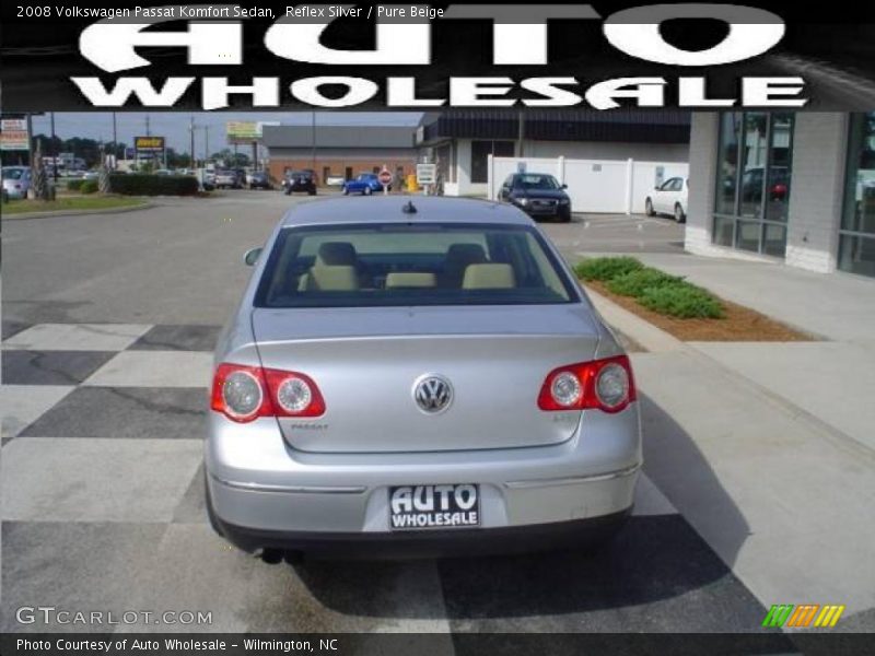 Reflex Silver / Pure Beige 2008 Volkswagen Passat Komfort Sedan