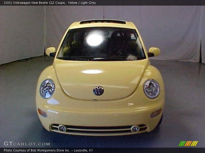 Yellow / Light Grey 2001 Volkswagen New Beetle GLS Coupe