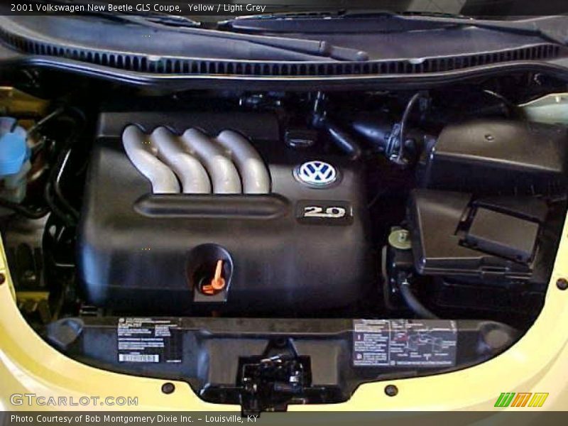 Yellow / Light Grey 2001 Volkswagen New Beetle GLS Coupe