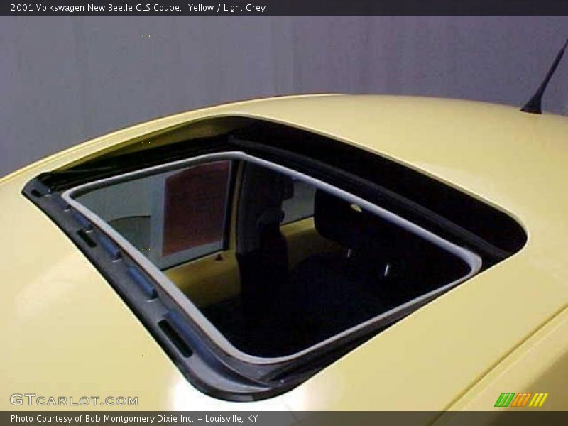 Yellow / Light Grey 2001 Volkswagen New Beetle GLS Coupe