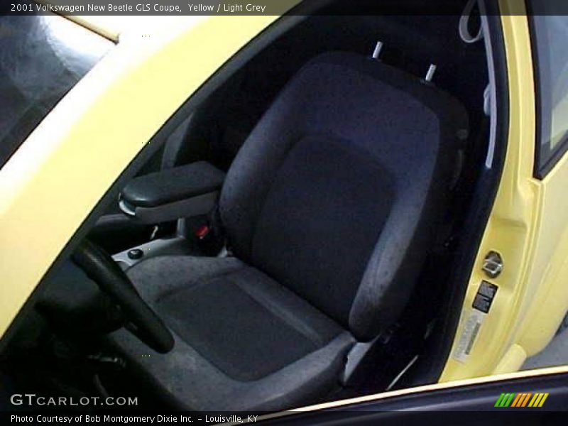 Yellow / Light Grey 2001 Volkswagen New Beetle GLS Coupe