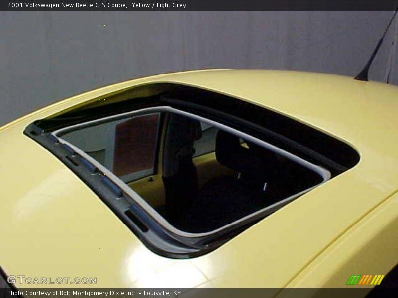 Yellow / Light Grey 2001 Volkswagen New Beetle GLS Coupe