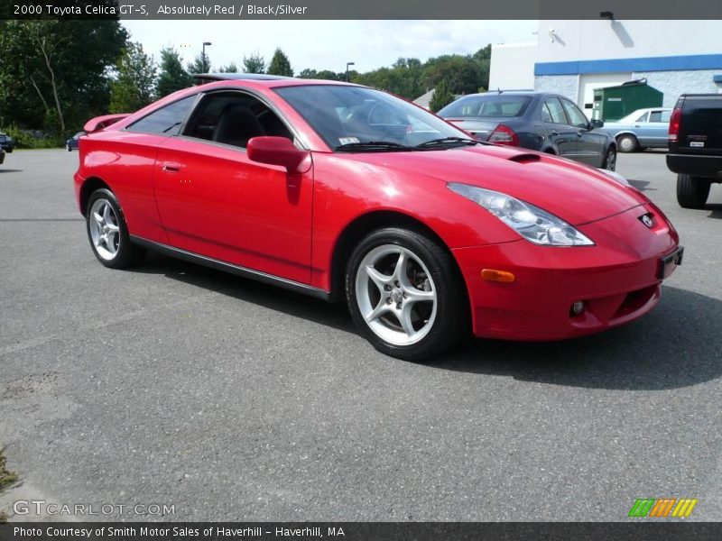Absolutely Red / Black/Silver 2000 Toyota Celica GT-S