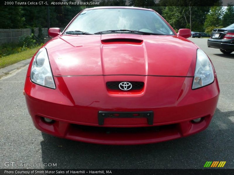 Absolutely Red / Black/Silver 2000 Toyota Celica GT-S