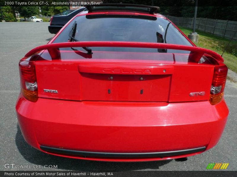 Absolutely Red / Black/Silver 2000 Toyota Celica GT-S