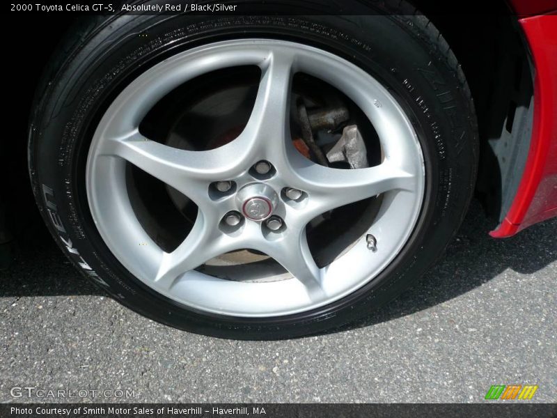Absolutely Red / Black/Silver 2000 Toyota Celica GT-S