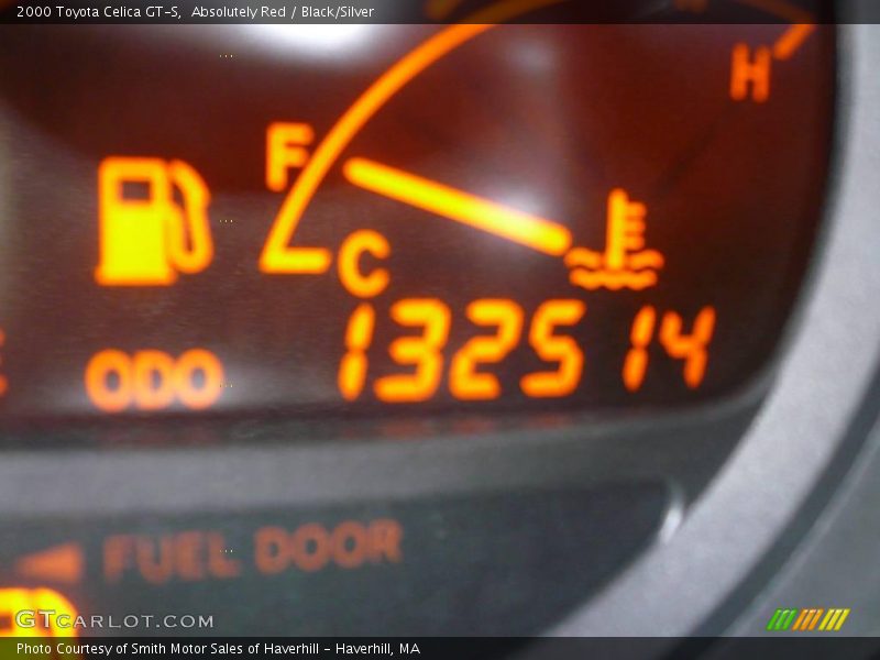 Absolutely Red / Black/Silver 2000 Toyota Celica GT-S