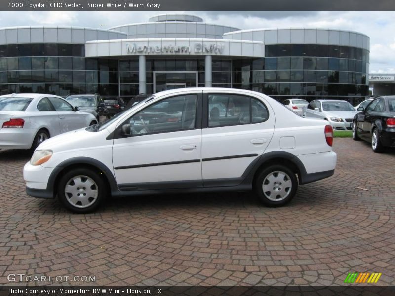 Super White / Warm Gray 2000 Toyota ECHO Sedan