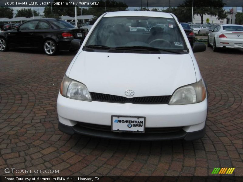 Super White / Warm Gray 2000 Toyota ECHO Sedan
