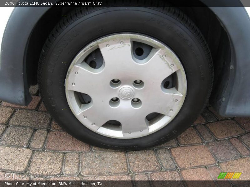 Super White / Warm Gray 2000 Toyota ECHO Sedan