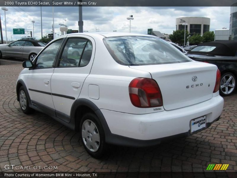 Super White / Warm Gray 2000 Toyota ECHO Sedan
