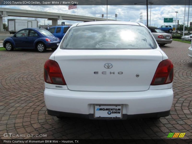 Super White / Warm Gray 2000 Toyota ECHO Sedan