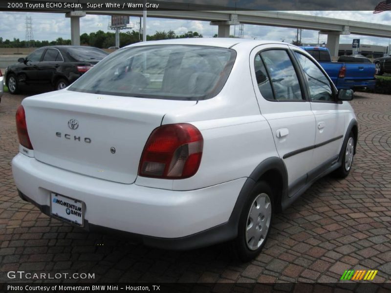 Super White / Warm Gray 2000 Toyota ECHO Sedan