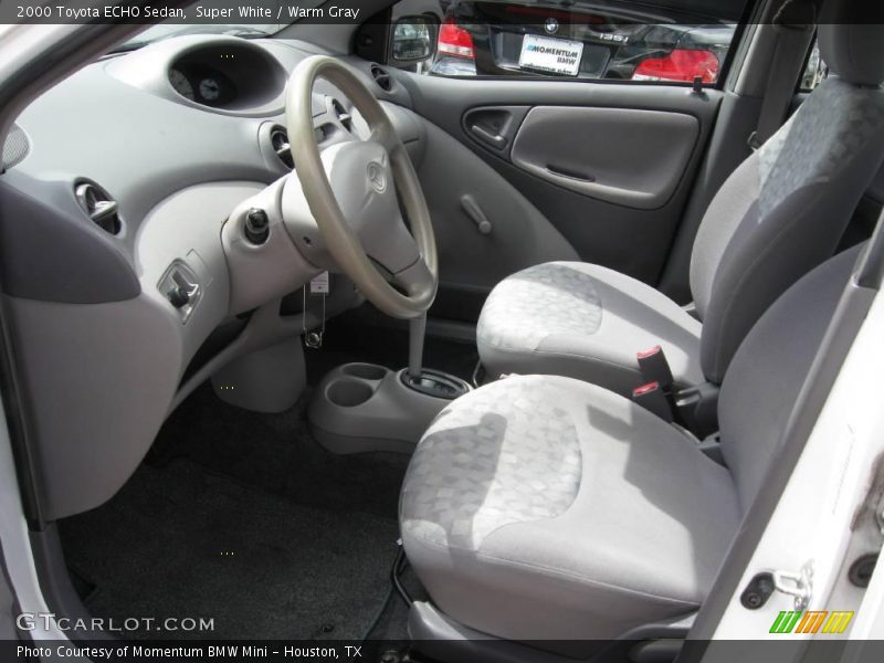 Super White / Warm Gray 2000 Toyota ECHO Sedan