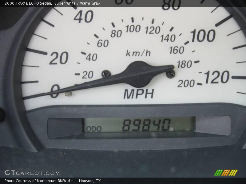 Super White / Warm Gray 2000 Toyota ECHO Sedan