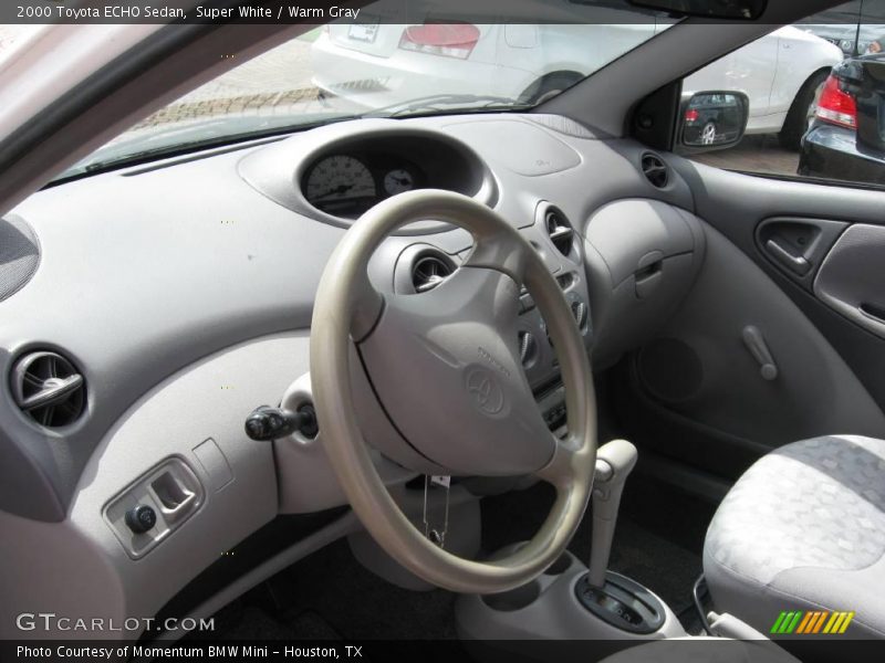 Super White / Warm Gray 2000 Toyota ECHO Sedan