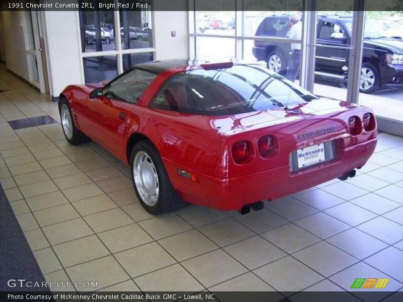 Bright Red / Red 1991 Chevrolet Corvette ZR1