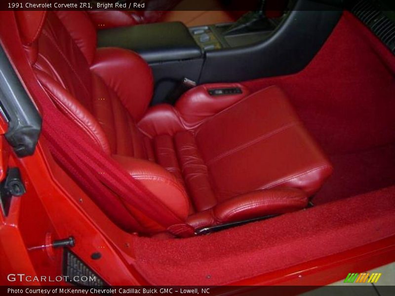 Bright Red / Red 1991 Chevrolet Corvette ZR1