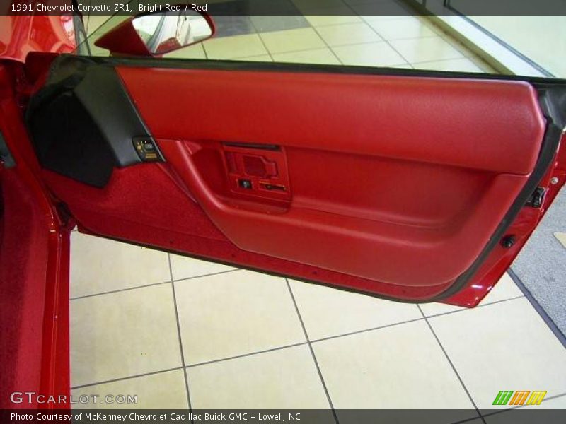 Bright Red / Red 1991 Chevrolet Corvette ZR1