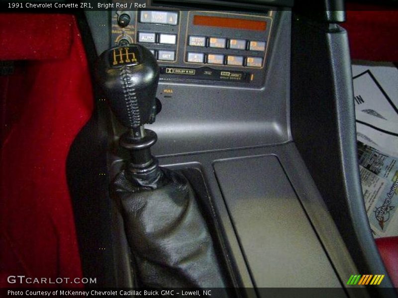 Bright Red / Red 1991 Chevrolet Corvette ZR1