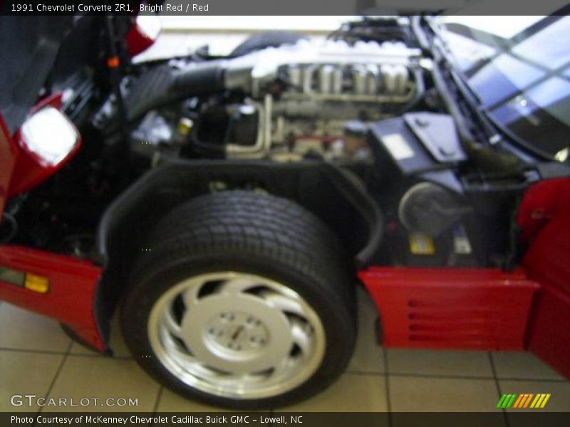 Bright Red / Red 1991 Chevrolet Corvette ZR1