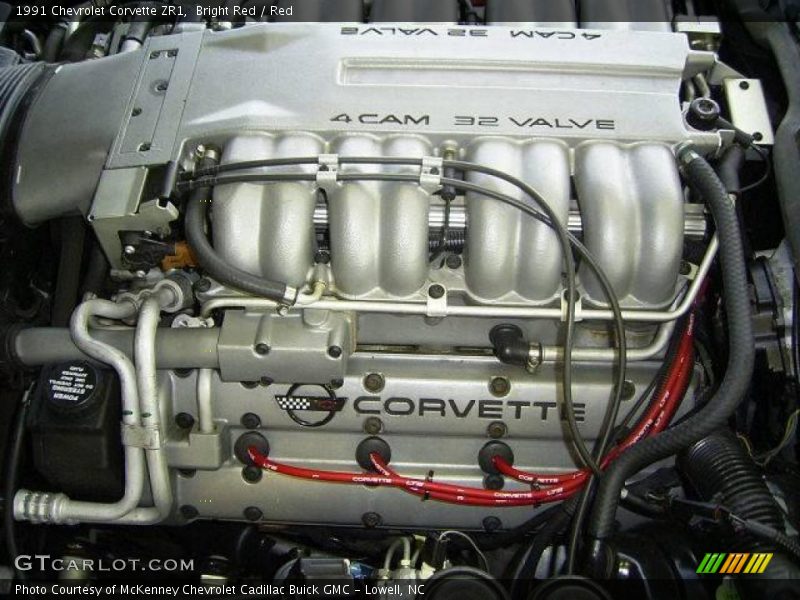 Bright Red / Red 1991 Chevrolet Corvette ZR1