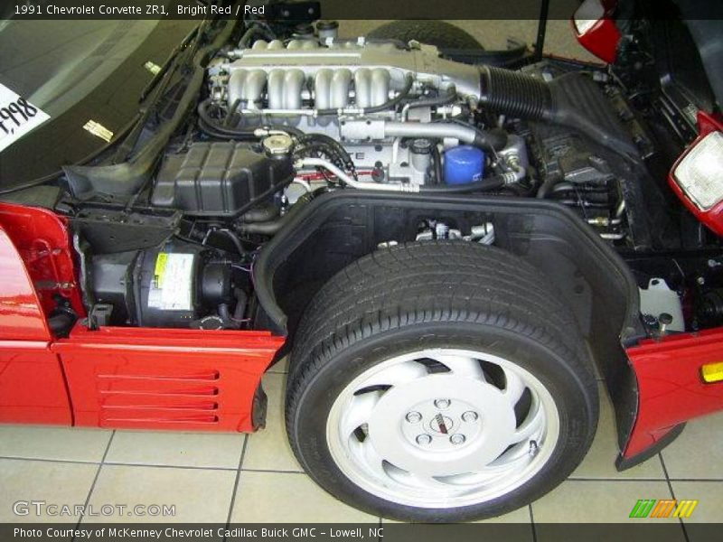 Bright Red / Red 1991 Chevrolet Corvette ZR1