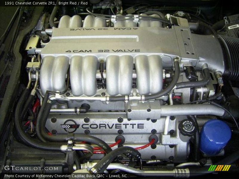 Bright Red / Red 1991 Chevrolet Corvette ZR1