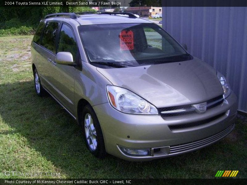Desert Sand Mica / Fawn Beige 2004 Toyota Sienna XLE Limited