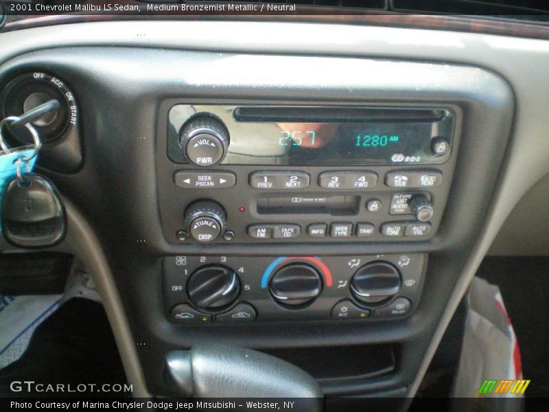 Medium Bronzemist Metallic / Neutral 2001 Chevrolet Malibu LS Sedan