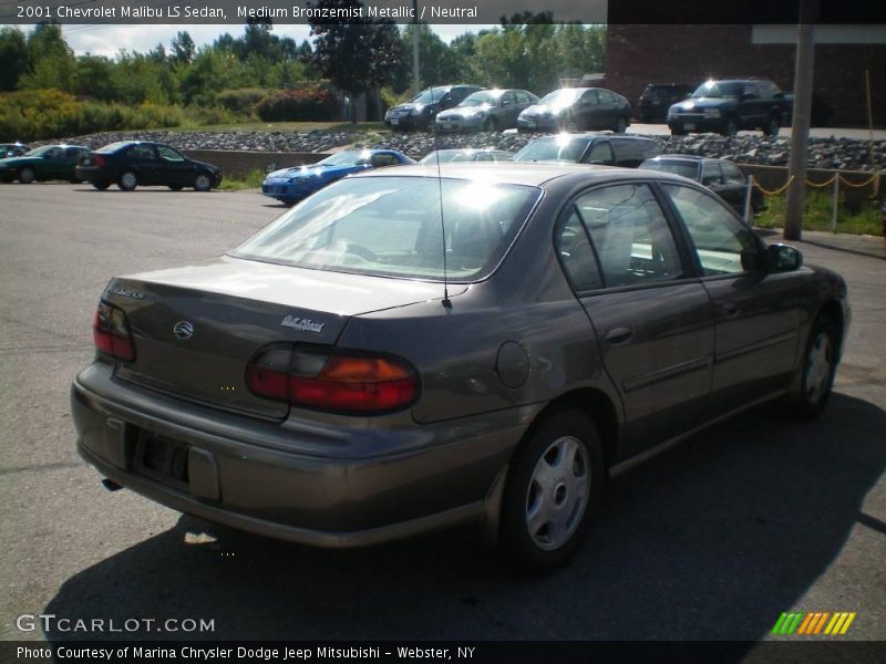 Medium Bronzemist Metallic / Neutral 2001 Chevrolet Malibu LS Sedan