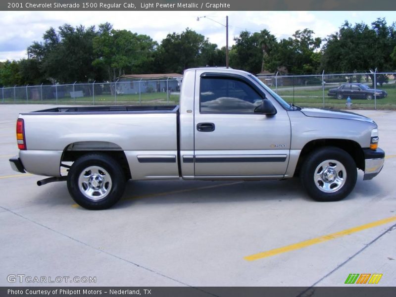 Light Pewter Metallic / Graphite 2001 Chevrolet Silverado 1500 Regular Cab