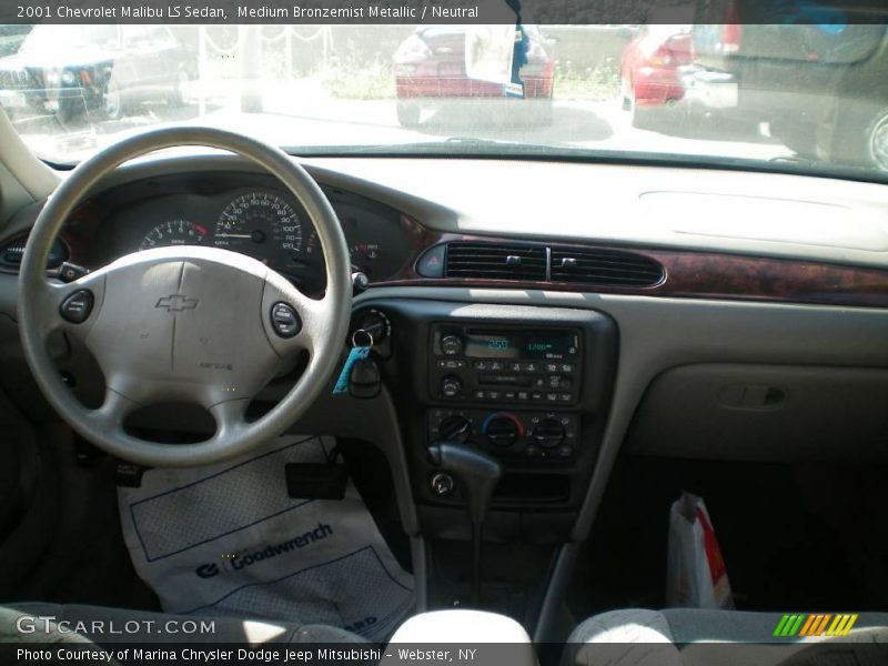 Medium Bronzemist Metallic / Neutral 2001 Chevrolet Malibu LS Sedan