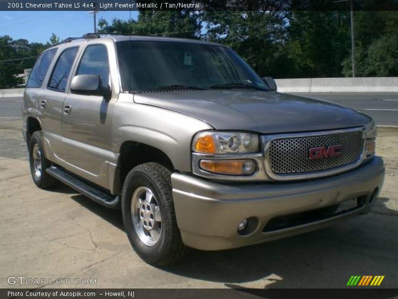 Light Pewter Metallic / Tan/Neutral 2001 Chevrolet Tahoe LS 4x4