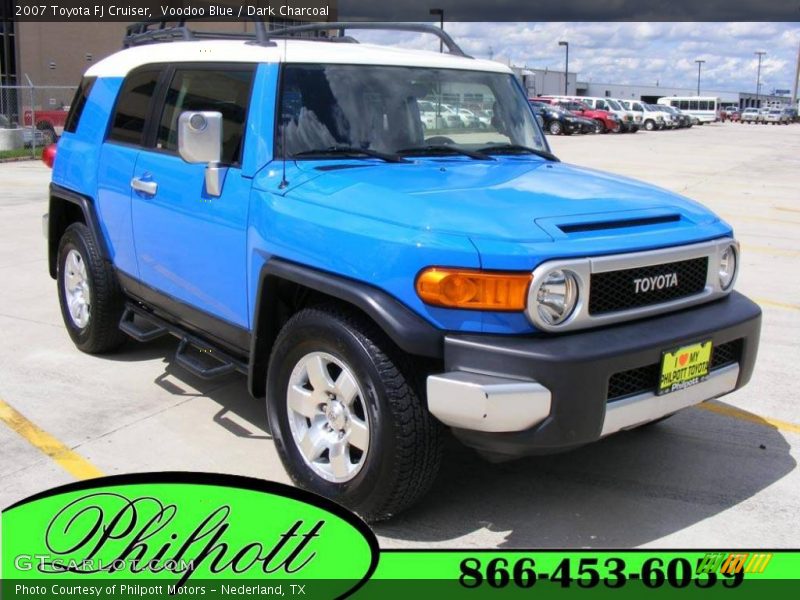 Voodoo Blue / Dark Charcoal 2007 Toyota FJ Cruiser