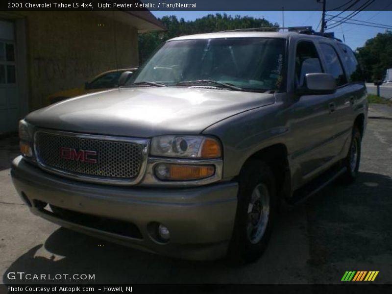 Light Pewter Metallic / Tan/Neutral 2001 Chevrolet Tahoe LS 4x4