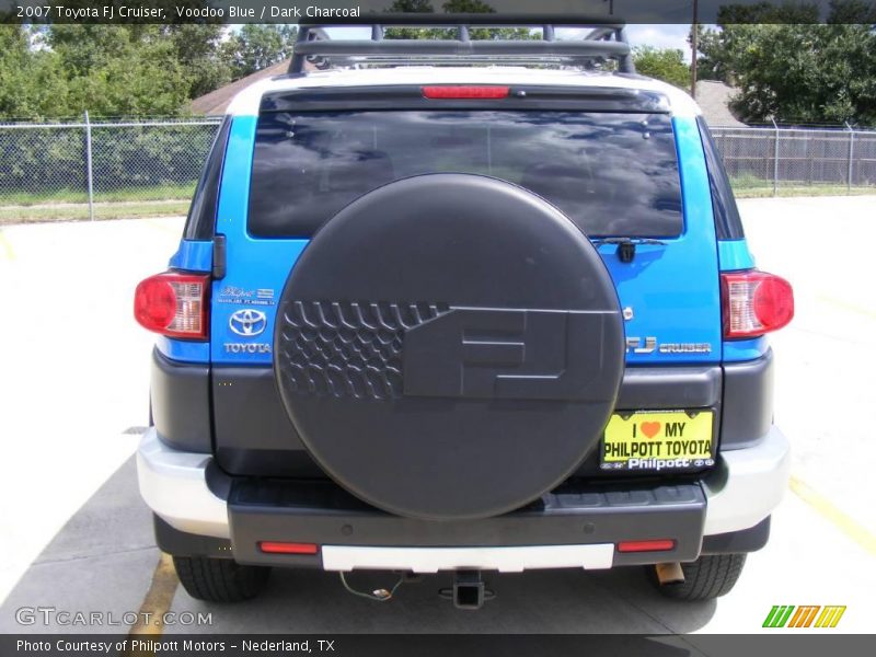 Voodoo Blue / Dark Charcoal 2007 Toyota FJ Cruiser