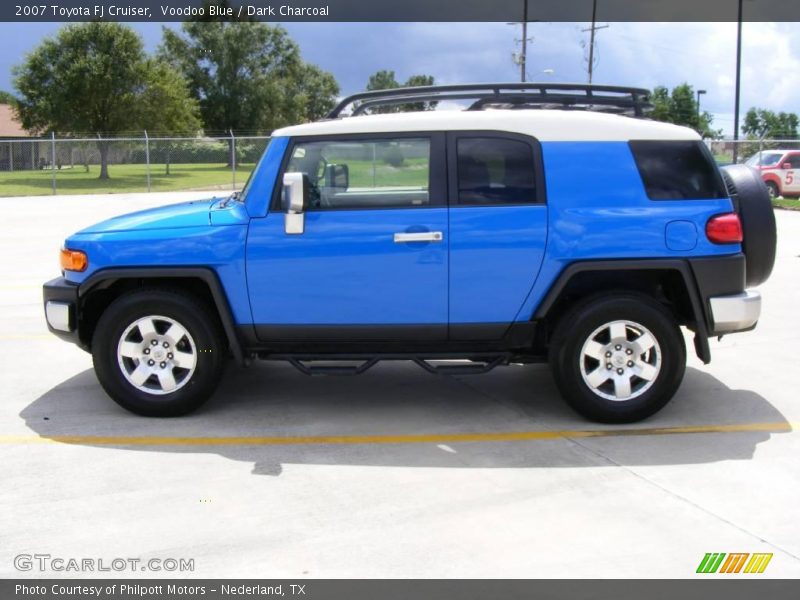 Voodoo Blue / Dark Charcoal 2007 Toyota FJ Cruiser
