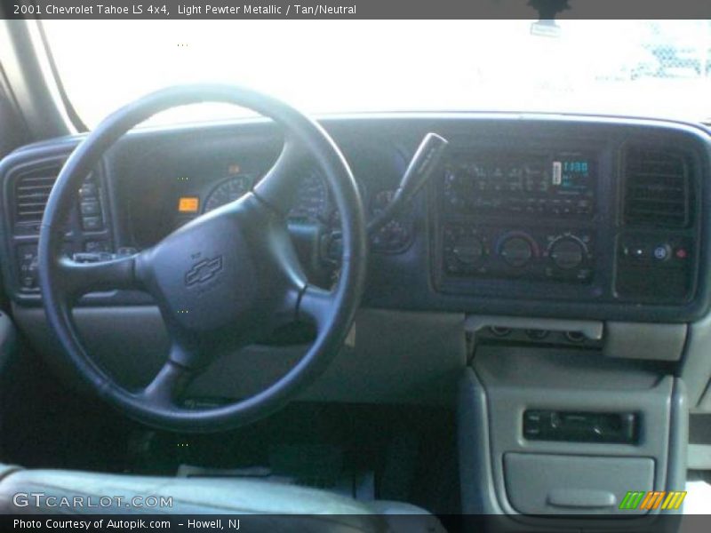Light Pewter Metallic / Tan/Neutral 2001 Chevrolet Tahoe LS 4x4