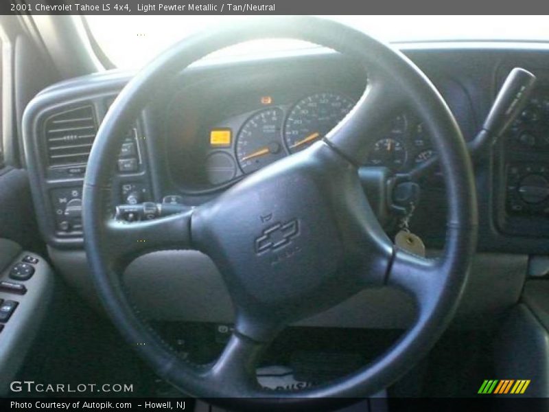 Light Pewter Metallic / Tan/Neutral 2001 Chevrolet Tahoe LS 4x4